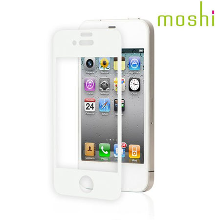 Moshi iVisor AG Anti Glanz Displayschutzfolie für iPhone 4 und 4S in Weiß