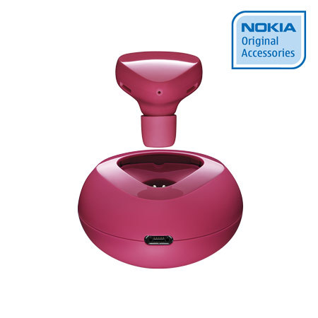 Nokia Luna Bluetooth Headset - BH-220 - Fuchsia