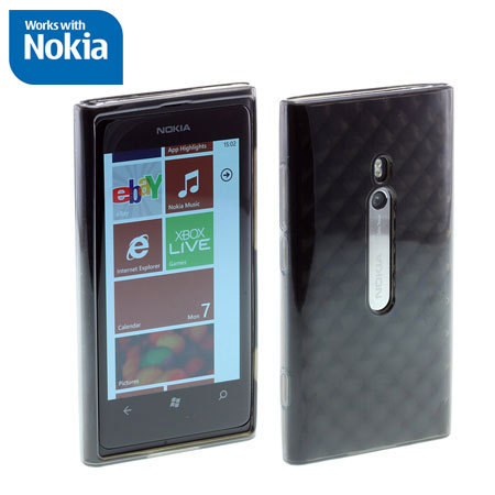 Nokia CP-004N Nokia Lumia 800 Diamond TPU Case - Black