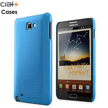 Coque Samsung Galaxy Note Craft Cases Ultra Slim Pattern Shell - Bleue