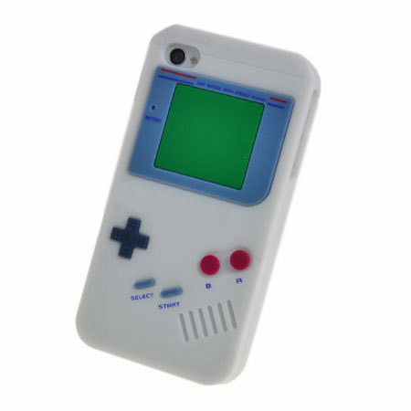 herten Mens Wanten Retro Game Boy Case for iPhone 4S - White
