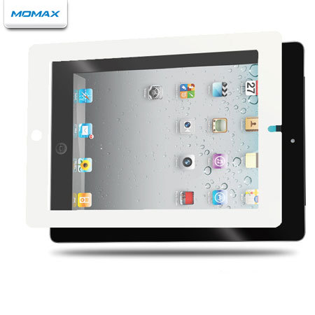 Momax ScreenPro Anti-Glare Screen Protector for iPad 2 - White