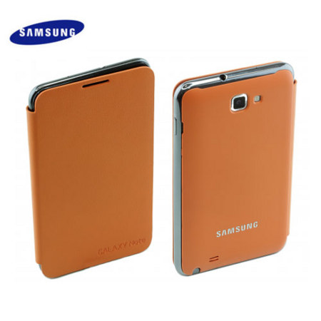 Originele Samsung Galaxy Note Flip Cover - Oranje - EFC-1E1COECSTD