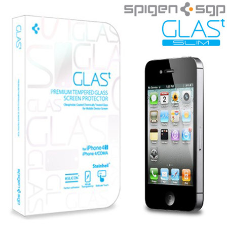 Protection d'écran iPhone 4S / 4 SGP GLAS.t Premium Tempered Glass Series