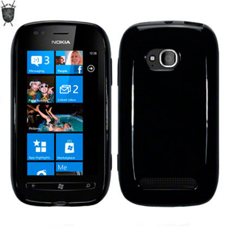 Flexishield Skin For Nokia Lumia 710 - Black