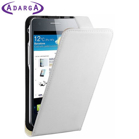 Adarga Flip Case voor Samsung Galaxy S2 - Wit