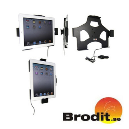 Support voiture iPad 3 Brodit Actif avec pivot inclinable