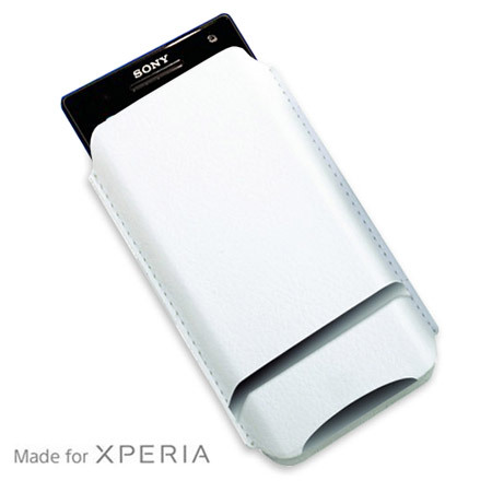 Sony Xperia S SMA3118W Pouch Case - White