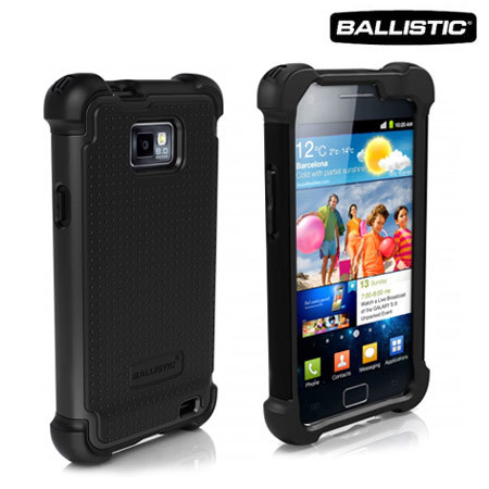 Ballistic Shell Gel Case for Samsung Galaxy S2 - Black