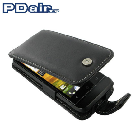 PDair Leather Flip Case - HTC One V