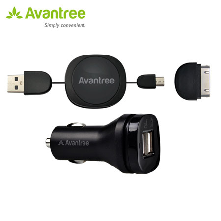 Avantree CGST-09 Dual USB Universal Car Charger Kit