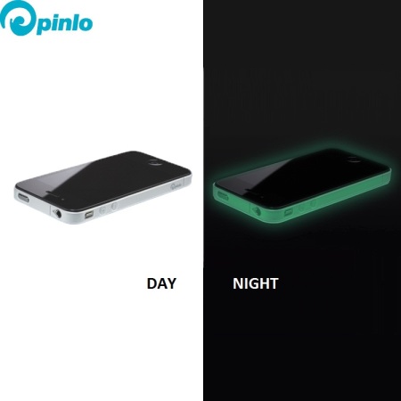 Pinlo Slice3 Lumino Glow-in-the-dark case voor iPhone 4S/4