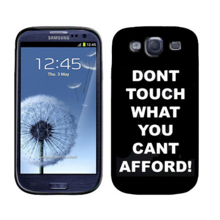 Silicone Case voor Samsung Galaxy S3 - Don't Touch