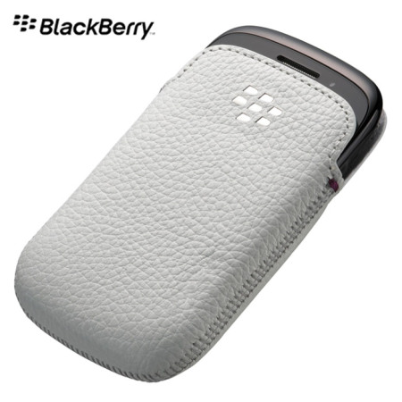 BlackBerry Curve 9320 Leather Pocket - ACC-48097-202 - White