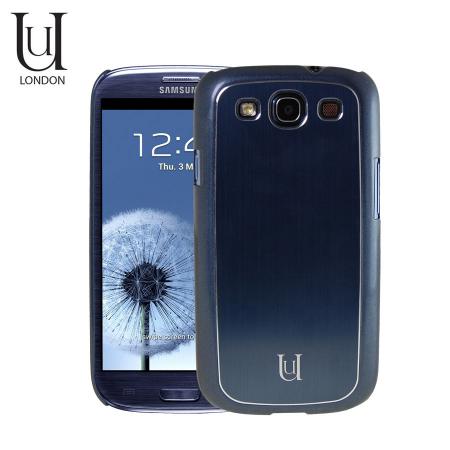 Uunique Metallic Case voor Samsung Galaxy S3 - Kiezelsteen Blauw