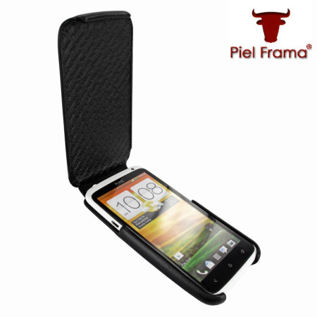 Funda HTC One X Piel Frama iMagnum - Negra