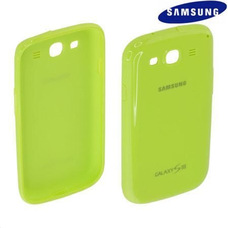 Genuine Samsung Galaxy S3 TPU Protective Cover - Green - EFC-1G6WMEC