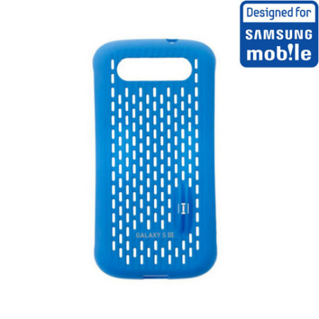 Original Samsung Galaxy S3 Hülle Mesh Vent in Blau