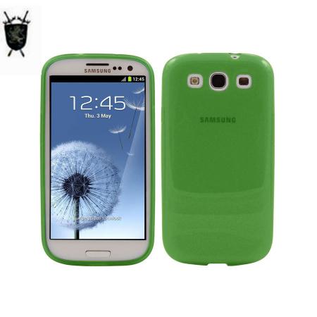 focus Recyclen Kerstmis FlexiShield Case For Samsung Galaxy S3 - Green