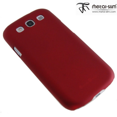 Coque Samsung Galaxy S3 Metal-Slim Protective – Rouge