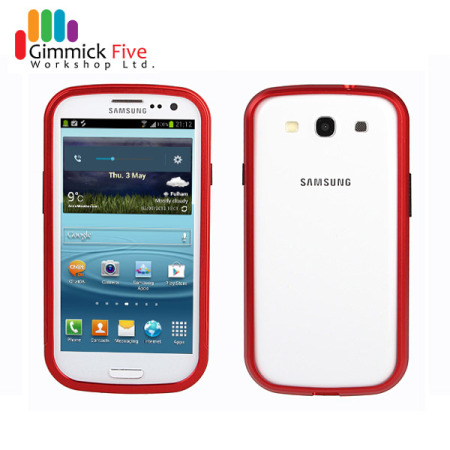 Bumper Samsung Galaxy S3 Gimmick Five - Rouge