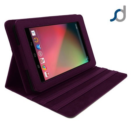SD TabletWear LuxFolio Case for Google Nexus 7 - Purple
