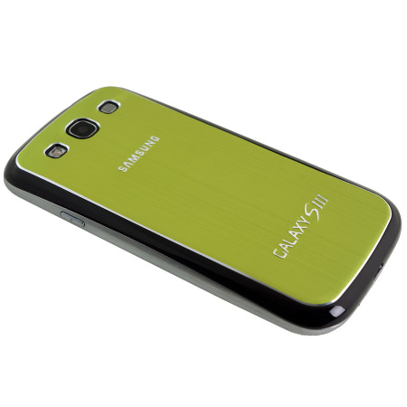 Cache-Batterie de Rechange Samsung Galaxy S3 Metal – Vert