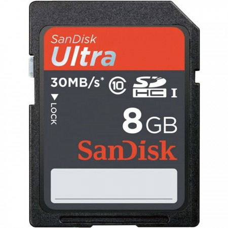 SanDisk Ultra 40MB/s 8GB SDHC Card