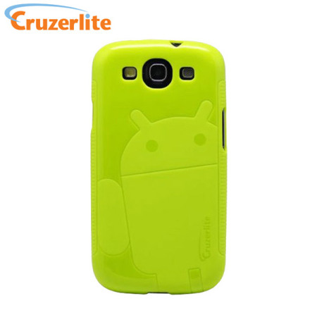 Cruzerlite Androidified TPU Case for Samsung Galaxy S3 - Green