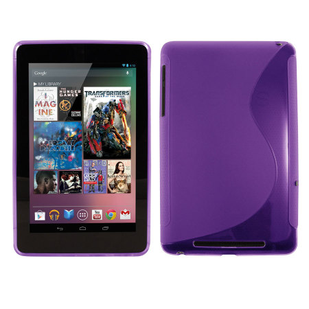 FlexiShield Wave Case for The Google Nexus 7 - Purple