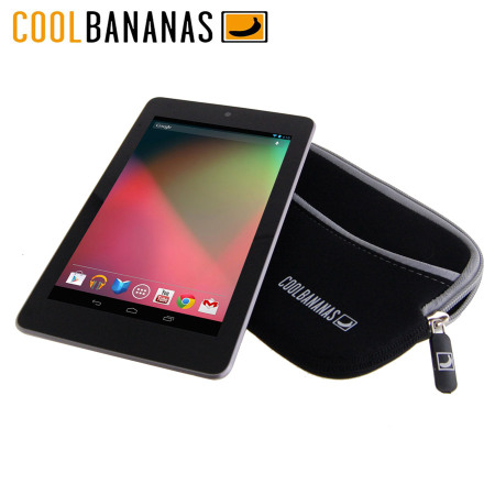 Pochette Google Nexus 7 Cool Bananas Rainsuit P2 – Noire / Grise