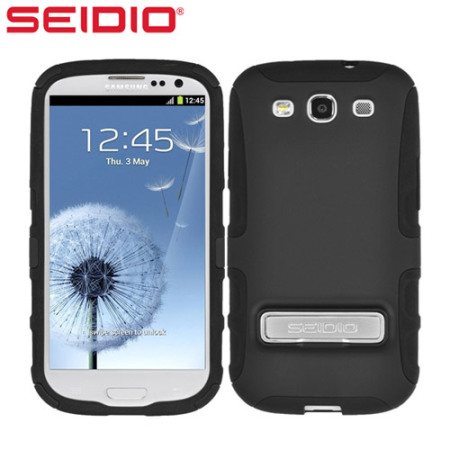 Seidio Dilex Case for Samsung Galaxy S3 with Kickstand - Black
