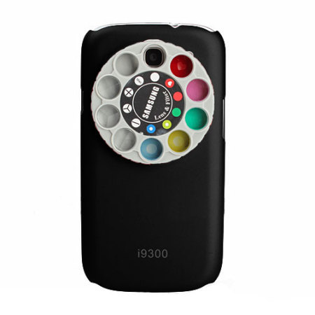 Samsung Galaxy S3 Rotatable Lens and Colour filter case - Black