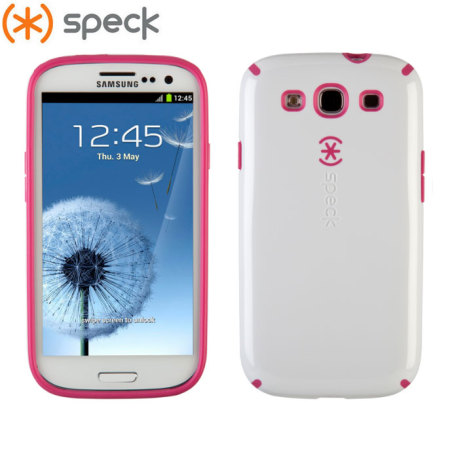 informeel alleen alleen Speck CandyShell Case for Samsung Galaxy S3 - White/Pink