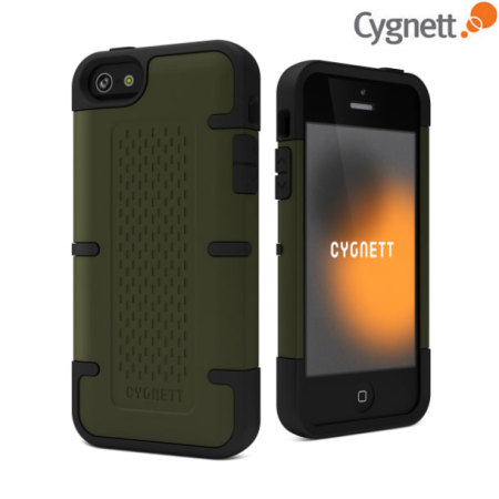 Cygnett WorkMate Pro Case for iPhone 5S / 5 - Black/Green