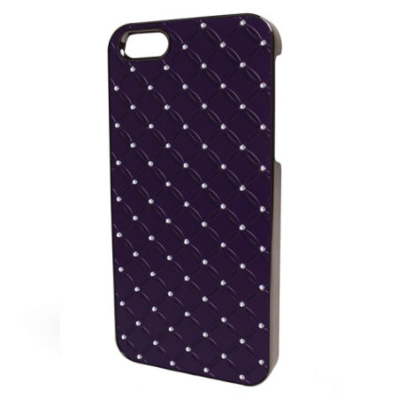 Sparkles Diamante Case For iPhone 5S / 5 - Purple
