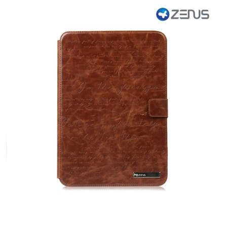 Zenus Samsung Galaxy Note 10.1 Masstige Lettering Folder Case - Brown
