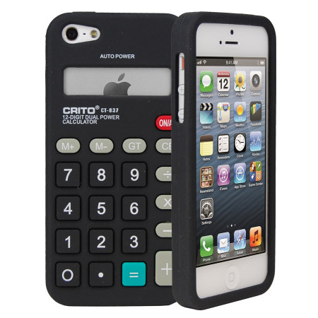 Markeer Onderdrukker Implementeren Calculator Silicone Case for iPhone 5