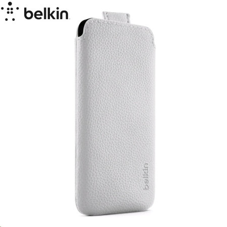Etui iPhone 5S / 5 Belkin Pocket - Blanche