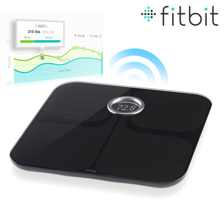 Balance intelligente wi-fi pour Smartphones Fitbit Aria - Noire