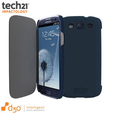 Funda Samsung Galaxy S3 Impac Snap con tapa de Tech 21 - Azul