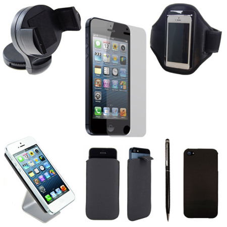 Pack accessoires iPhone 5S / 5 Platinum 