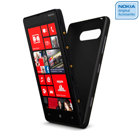 Nokia Original Lumia 820 Wireless Charging Shell CC-3041BK - Black