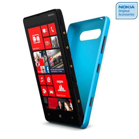 Nokia Original Lumia 820 Wireless Charging Shell CC-3041CY - Cyan