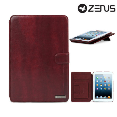 Zenus Neo Classic Diary for iPad Mini 3 / 2 / 1 - Wine Red