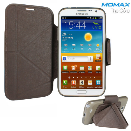 Momax The Core Smart Case for Samsung Galaxy Note 2 - Brown