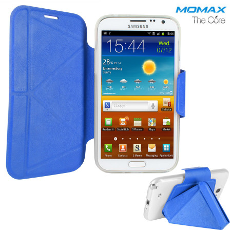 Momax De Core Smart Case voor Samsung Galaxy Note 2 - Blauw