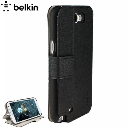 Belkin Snap Folio Case for Samsung Galaxy Note 2 - Black