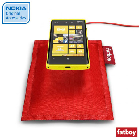 Nokia Lumia 820 / 920 Wireless Charging Fatboy Pillow DT-901RD - Red