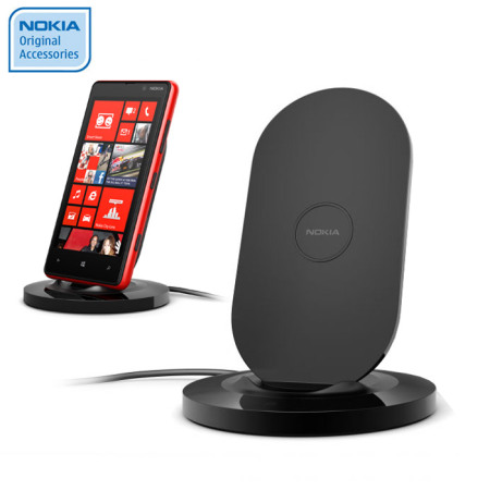 Nokia Lumia 820 / 920 Qi Wireless Charging Stand - DT-910BK - Black